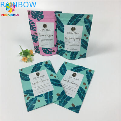 Deniz Tuzu / Vücut Ovması İçin Yüksek Bariyer Alüminyum Folyo Özel Baskılı Snack Çantaları