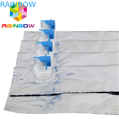 10L BiB Alüminyum Folyo Şarap Stand Up Kılıfı Emzik / Vana Saklama Çantası FDA Sertifikalı