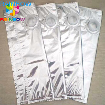 330 ML Alüminyum Folyo Çanta Kırmızı Şarap Dağıtıcı BIB İçecek Bacalı Dokunun Ambalaj