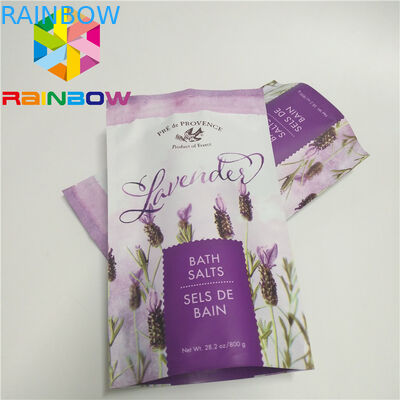 Isı Seal Fermuar Kozmetik Çantaları, Cilt Bakımı İçin Alüminyum Folyo Yüz Maskesi Ambalajı