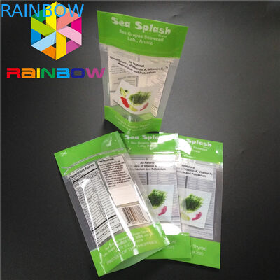 Biyobozunur Alüminyum Folyo Stand Up Kese Ambalaj Banyo Crumble Tuz Vücut Çanta