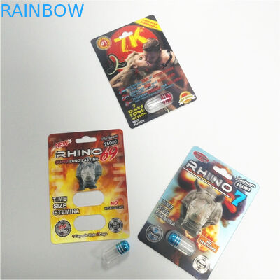 Buffalo Happy Time Blister Ambalaj Ambalaj Gergedan Hap Blister Kağıt Kartları Özel