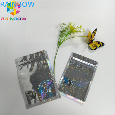 Mylar Çanta Stand Up Borulu Kılıfı Şeffaf Ön Folyo Üç Taraflı Isı Yalıtımı