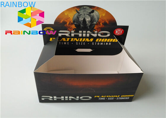 Karışık Renkli Kağıt Kutu Ambalaj Oluklu Katlanabilir Sıcak Damgalama Kabartma İşlemi