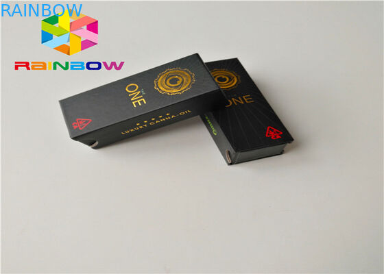 Uzun Ömürlü Kağıt Kutu Ambalajı 0.5ml - 30ml CBD Yağ Damlalığı Şişe Ambalajı