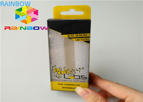 Uzun Ömürlü Kağıt Kutu Ambalajı 0.5ml - 30ml CBD Yağ Damlalığı Şişe Ambalajı