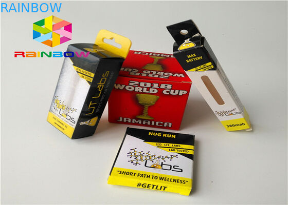 Uzun Ömürlü Kağıt Kutu Ambalajı 0.5ml - 30ml CBD Yağ Damlalığı Şişe Ambalajı