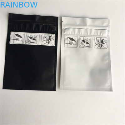 Çocuklara Dayanıklı Isı Yalıtım Paketleme Torbaları Kilitli Baskılı Mylar Alüminyum Folyo Astarlı Torbalar