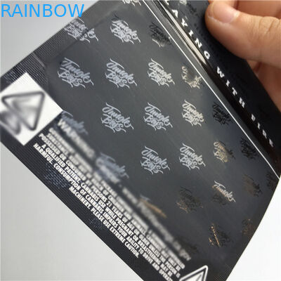 Çocuklara Dayanıklı Isı Yalıtım Paketleme Torbaları Kilitli Baskılı Mylar Alüminyum Folyo Astarlı Torbalar