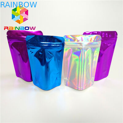 Kozmetik Saç Uzatma Plastik Torbalar Ambalaj Kullanımlık Mylar Kilitli Torba