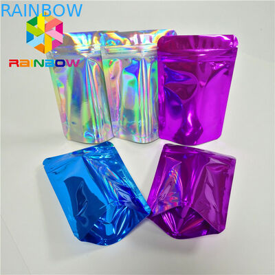 Kozmetik Saç Uzatma Plastik Torbalar Ambalaj Kullanımlık Mylar Kilitli Torba