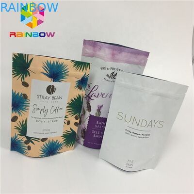 3 Katmanlar Lamine Maske Boş Alüminyum Folyo Kozmetik Çantası Maske Kılıfı Açılıp Kapanabilir