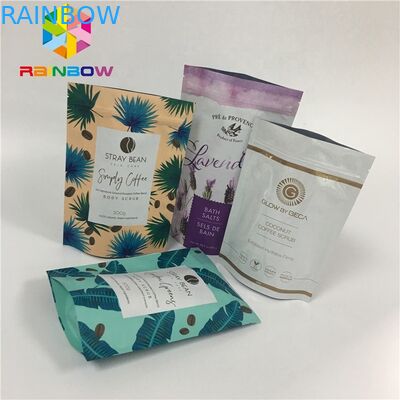 3 Katmanlar Lamine Maske Boş Alüminyum Folyo Kozmetik Çantası Maske Kılıfı Açılıp Kapanabilir