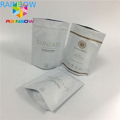 3 Katmanlar Lamine Maske Boş Alüminyum Folyo Kozmetik Çantası Maske Kılıfı Açılıp Kapanabilir