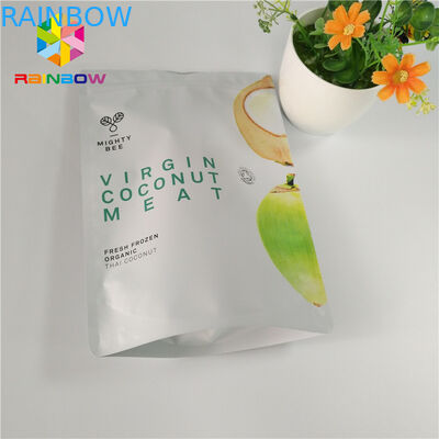 Temizle Pencere Mat Plastik Torbalar Paketleme Alüminyum Folyo Kristal Banyo Tuzu Isı Sızdırmazlık