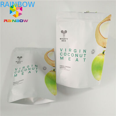 Temizle Pencere Mat Plastik Torbalar Paketleme Alüminyum Folyo Kristal Banyo Tuzu Isı Sızdırmazlık