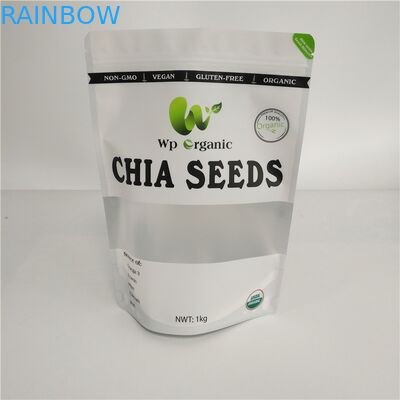 Alüminyum Plastik Aperatif Yiyecek Torbaları Kurutulmuş Gıda Ambalajı Balık Pirinç Tohumları Için Baharatlar