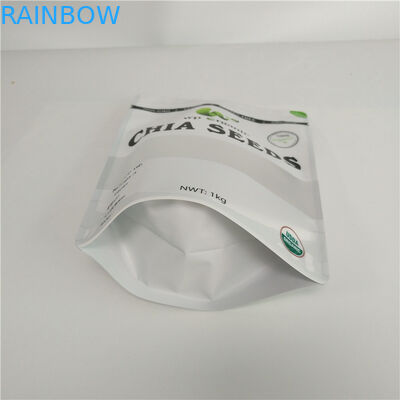 Alüminyum Plastik Aperatif Yiyecek Torbaları Kurutulmuş Gıda Ambalajı Balık Pirinç Tohumları Için Baharatlar