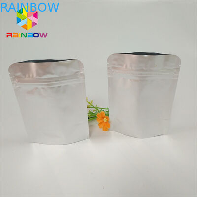 Nem Kanıtı Stand Up Fermuar Kese Geri Dönüşümlü Kilitli Doypack Mylar Çantalar Yuvarlak Köşe