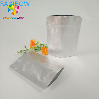 Nem Kanıtı Stand Up Fermuar Kese Geri Dönüşümlü Kilitli Doypack Mylar Çantalar Yuvarlak Köşe