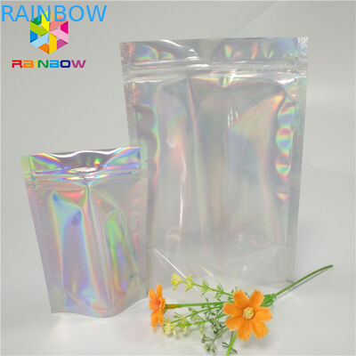 Nem Kanıtı Stand Up Fermuar Kese Geri Dönüşümlü Kilitli Doypack Mylar Çantalar Yuvarlak Köşe