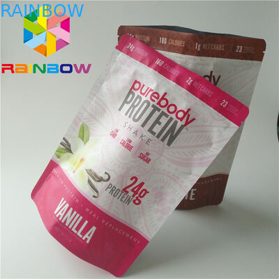 Saf C Vitamini Tozu Plastik Torbalar Ambalaj Stand Up Üstü Zip Mylar Folyo Kılıfı