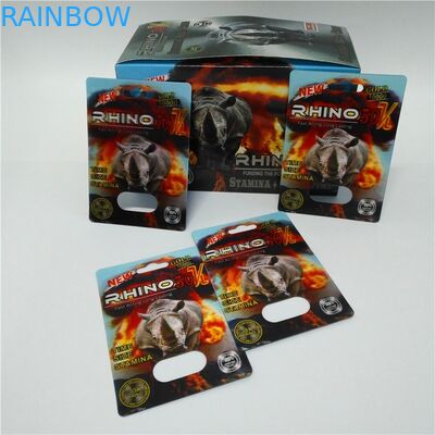 Mamba Erkek Geliştirme Hapları için Ambalaj Blister Ambalaj Ambalaj 3d Ekran