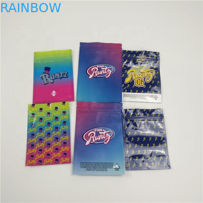 Kilitli Ambalaj Plastik Mylar Çanta Toz / Hap / Kenevir İçin Gıda Sınıfı Malzemesi