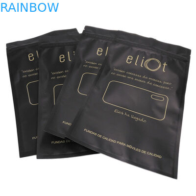 Kulaklık Telefon Kılıfı Ambalaj Alt Gövde Çantaları Plastik Kilitli Özel Boyut