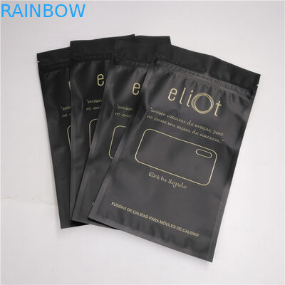 Kulaklık Telefon Kılıfı Ambalaj Alt Gövde Çantaları Plastik Kilitli Özel Boyut