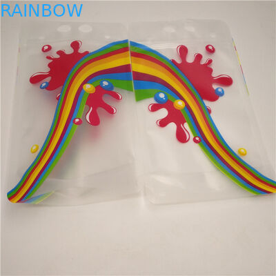 Berrak Suyu Sütü Alt Kıskaçlı Çanta, Dayanıklı Stand Up Folyo Torbalar Saplı