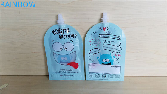 Kullanımlık Bebek Gıda Borulu Torbalar Gıda İçecek Suyu Süt Konteyner Yapıştırılabilir Çanta