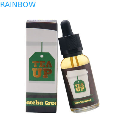 Katlanabilir Kağıt Kutu Ambalaj 10ml 15ml 30ml CBD Yağı E Sıvı Şişe Etiket