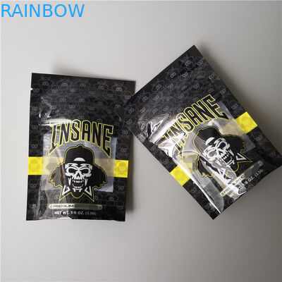 Koku Korumalı Ambalaj Kilitli Plastik Torbalar California Çerezler Ambalaj Mat Yüzey