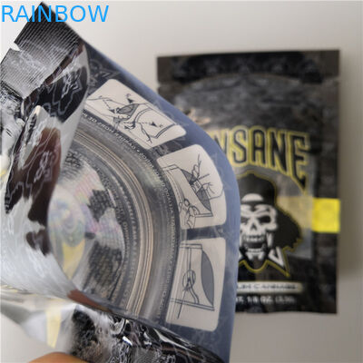 Koku Korumalı Ambalaj Kilitli Plastik Torbalar California Çerezler Ambalaj Mat Yüzey