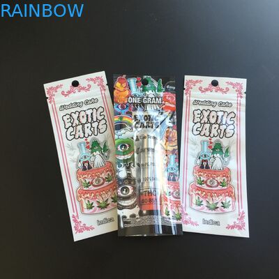 Mylar Folyo Plastik Torbalar Fermuar Puro Tütün Sarmalayıcıları İçin Özel Baskı