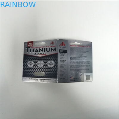 Poseidon Seks Hapı Blister Kart Ambalaj Sert Rox Seks Artırıcı Paketi Geri Dönüşümlü Kağıt