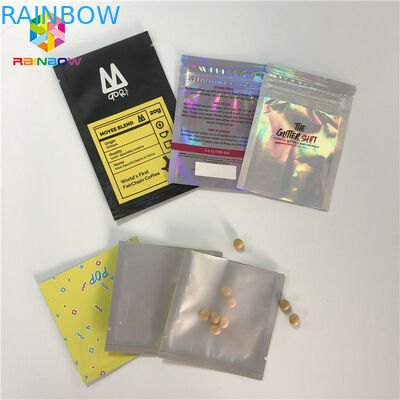 Koku Korumalı Isı Yalıtımlı Kozmetik Tablet Hap Ambalajı Mini 3x5 İnç Net Geri