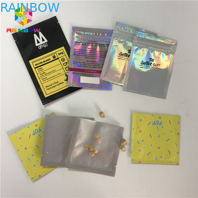 Koku Korumalı Isı Yalıtımlı Kozmetik Tablet Hap Ambalajı Mini 3x5 İnç Net Geri