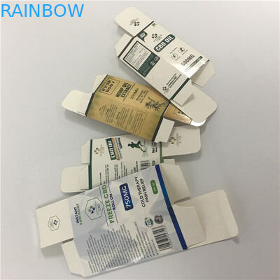 Özel lüks kağıt karton CBD yağı vape kalem ambalaj kutusu