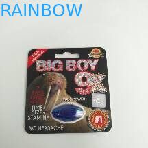 Özel Baskılı Blister Kart Ambalaj Büyük Boy / Kapsül / Elmas Şekli Konteyner İçin Gergedan Mamba