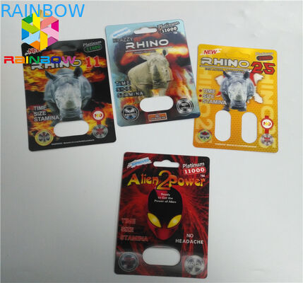 Kapsül Konteyner Blister Kart Ambalaj Seks Hapları Güç Tiller 69 7 3d 6000