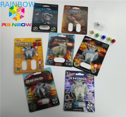 Kapsül Konteyner Blister Kart Ambalaj Seks Hapları Güç Tiller 69 7 3d 6000