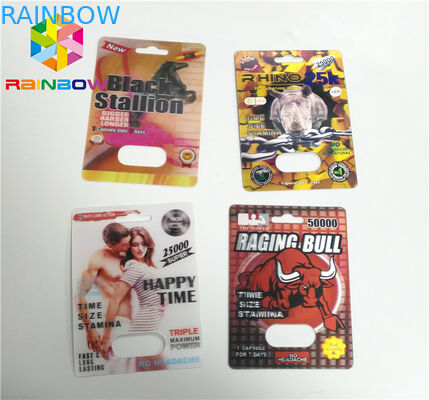 Kapsül Konteyner Blister Kart Ambalaj Seks Hapları Güç Tiller 69 7 3d 6000