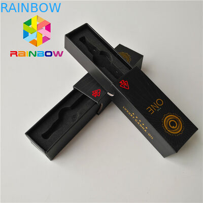 Özelleştirilmiş Tasarım Cbd Vape Kartuş Mylar Çanta Ambalaj Mat Yüzey