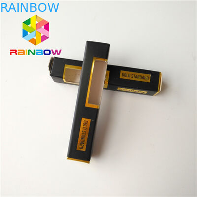 Özelleştirilmiş Tasarım Cbd Vape Kartuş Mylar Çanta Ambalaj Mat Yüzey