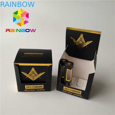 Özelleştirilmiş Tasarım Cbd Vape Kartuş Mylar Çanta Ambalaj Mat Yüzey