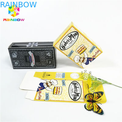 Geri dönüşümlü özel logo tasarım marka baskılı UV Sıcak damgalama kağıt kart kutuları hediye kozmetik için asmak delik ile