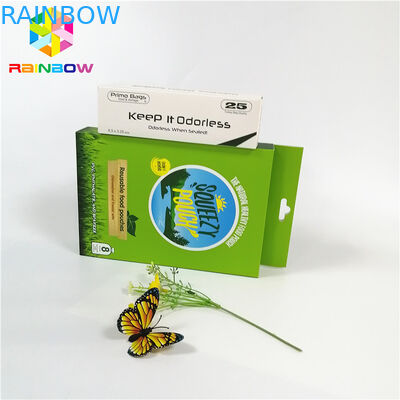 Geri dönüşümlü özel logo tasarım marka baskılı UV Sıcak damgalama kağıt kart kutuları hediye kozmetik için asmak delik ile