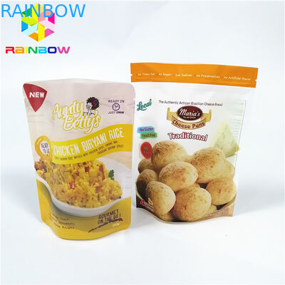 Sos Buharda Plastik Torbalar Ambalaj Kaynatma Pişirme Vakumlu Depolama Fermuar Kilidi